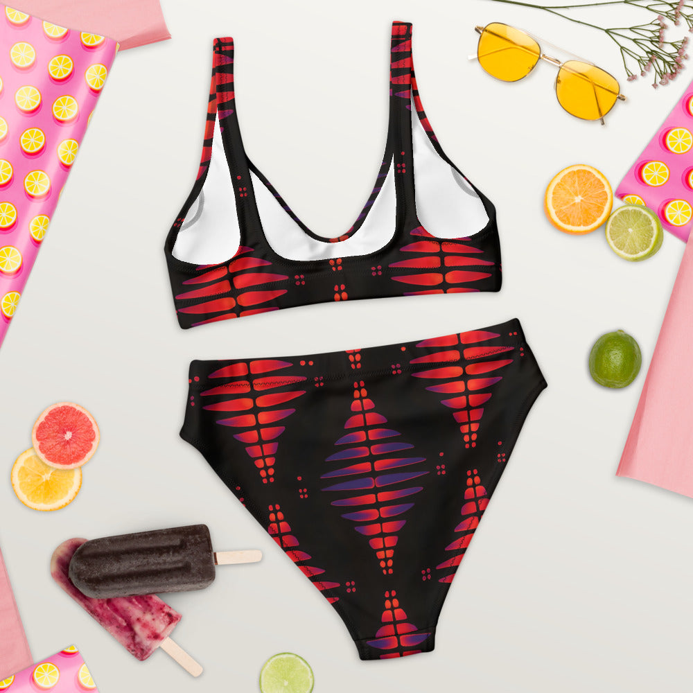 Vibe Pulse Recycled high-waisted bikini
