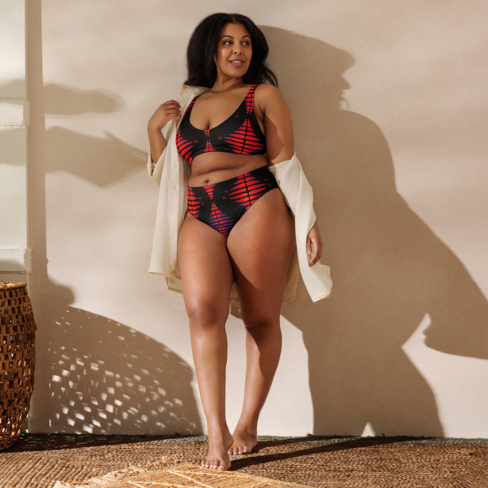 Vibe Pulse Recycled high-waisted bikini