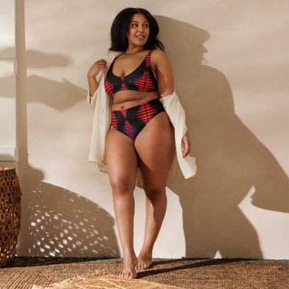 Vibe Pulse Recycled high-waisted bikini